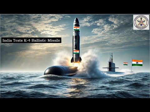 India tests K 4 Ballistic Missile