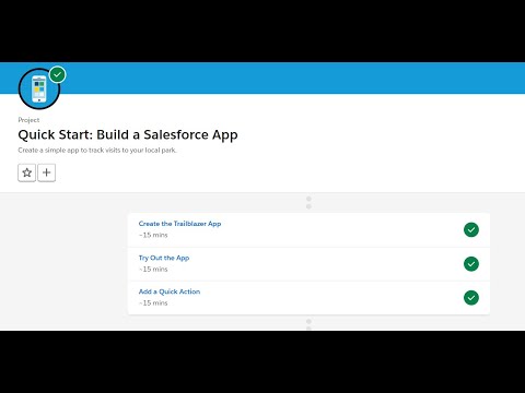 Try Out the App | Project- Quick Start: Build a Salesforce App | Salesforce | Trailhead