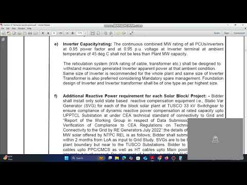 Solar Reactive power compensation