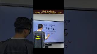 𝐌𝐚𝐭𝐡 𝐂𝐡𝐚𝐥𝐥𝐞𝐧𝐠𝐞: 𝐂𝐚𝐧 𝐲𝐨𝐮 𝐦𝐚𝐤𝐞 𝐢𝐭 𝐞𝐪𝐮𝐚𝐥?#mathchallenge #mathgame #whiteboard #interactivewhiteboard