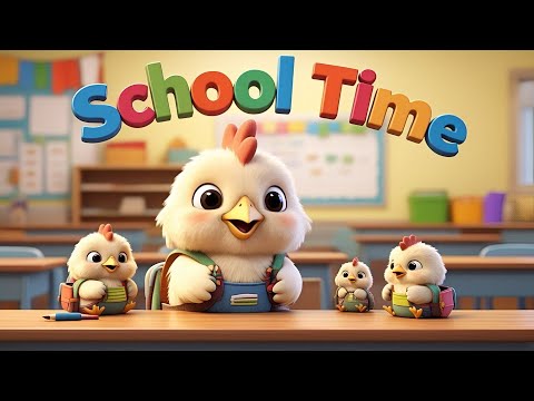  Utho Mere Bacho | Hen & Chicks School Time Poem | Urdu Hindi Nursery Rhyme | @DooDahDoo 