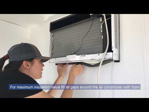 Installing Your A/C for Your CoolBot Walk-in Cooler