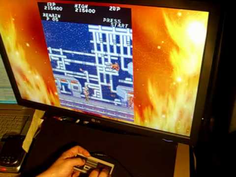 Custom NES pad for Xbox 360 demo Pt.1 (Contra No Death Clear Pt1)