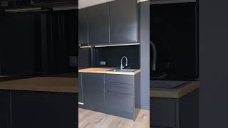 L30.4 Flexicube container home with black interior #containerhome #containerhouse #flexicube