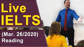 IELTS Live - Reading Section - Learn the Right Strategies