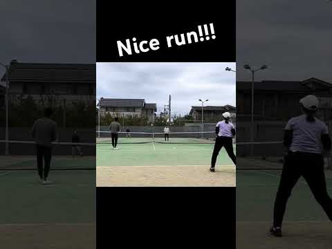 【ナイスラン！】 追いついてからの激ショートクロス #テニス  #tennis #lpt #supershots #drop  #諦めない気持ち #努力は必ず報われる #たかみな #shorts