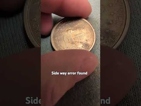 Sacagawea side ways error found! #coins #rare #rarecoins #usmint #coinchannel @코인채널TV