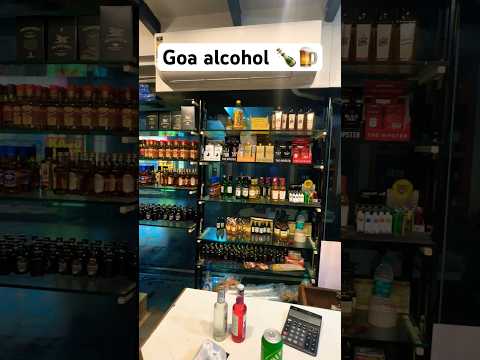 Alcohol price in Goa 🍾🍻🍺 Goa #goa #alcohol #beach