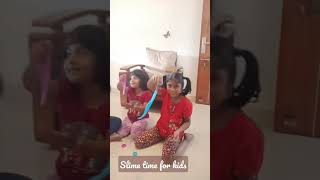Kids enjoying with slime #kids #happyminds #enjoyments #girlspower #slime #superkids #sunday #funday