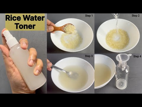 Homemade Fermented Rice Water Toner #skincare #beautytips