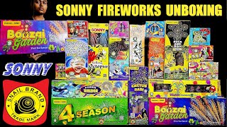SONY FIREWORKS UNBOXING 2025 ✨ Sivakasi VINAYAGA FIREWORKS 💥 PART-1