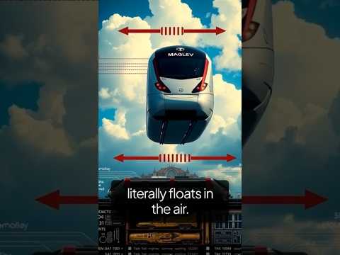Maglev Train 🚄 | The Train That Floats at 600 km/ h #Maglev #MaglevTrain #FastestTrain #shorts