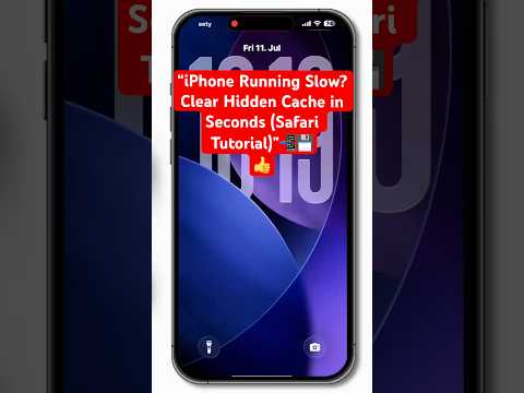 “iPhone Running Slow? Clear Hidden Cache in Seconds (Safari Tutorial)”#online