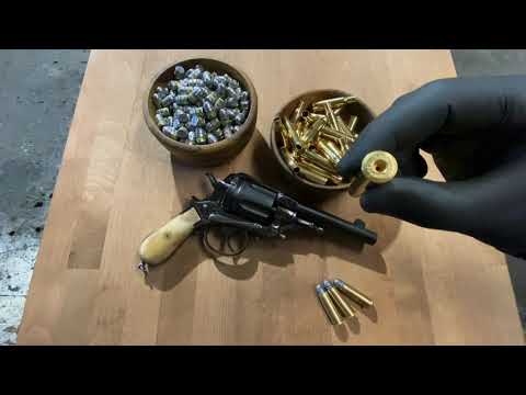 Gasser revolver 11,3 × 36R ammo reloading