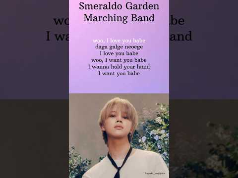 Jimin-"Smeraldo Garden Marching Band"(ft.Loco) #jimin #songlyrics #song #shorts