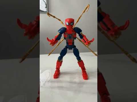 Lego Spiderman Build #lego #timelapse  #shorts #legotimelapse #spiderman #marvel #toys #shortsviral