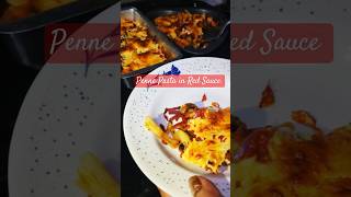Penne Pasta in Red Sauce! #italianfood #redsausepasta #deliciouseats