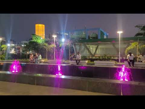 Dancing waterfall  - shenoy nagar metro park
