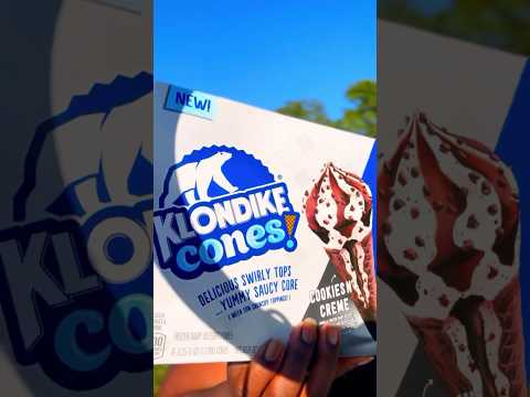 Klondike has ice cream cones⁉️ #new #bday #icecream #shorts #klondike #cones #icecreamcones