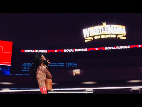 "ROYAL RUMBLE TO WRESTLEMANIA! Can Roman Reigns Survive Stone Cold & Batista? #WWE 2K24#RoyalRumble