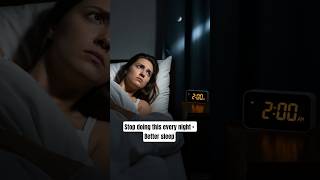 Stop doing this every night - It's killing your sleep #sleephack
