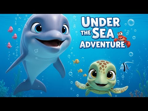 Swim with Dolphins & Fish! 🐠 Toddler Learning Song | Underwater Fun!"