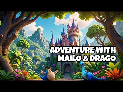 The Jungle Adventure of Mailo and Drago in a magical castle🎭 | bedtime & animation stories