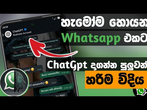 New WhatsApp CHATGPT update | හරිම විදියට හදාගමු  | Sinhala | Dulen Tech Lk
