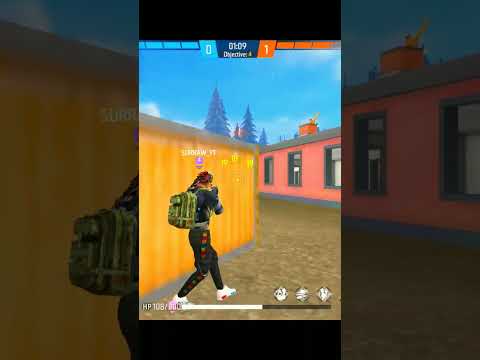 (1vs2)Only Red 😈 #shorts #freefire #vial #short #video