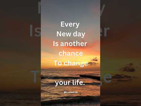 🎯 New Day, New Chance ✨ |  #MotivationDaily #LifeChangingQuotes #NewBeginnings #emotionalquotes