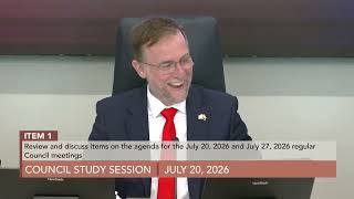 Council Study Session - 7/20/2026