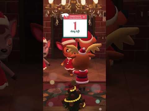 1 Day Until Christmas 🎅🏽  #animalcrossingmusic #acnhcommunity #cozychristmasambience #acnhlofi #acnh