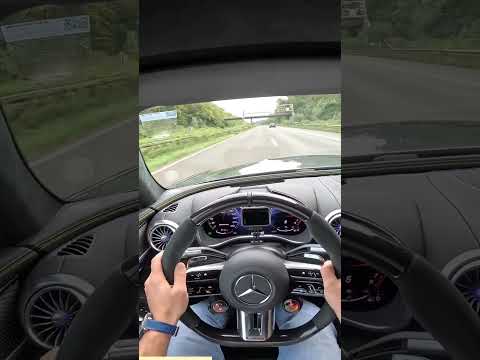 2025's FASTEST Mercedes AMG SL63 Hits the Autobahn!