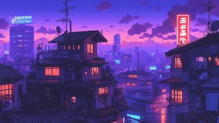 Retro Lofi Hip Hop Beats 📜 1980s & 90s Vibes & Nostalgic Japanese Town Ambience 🌆 Lofi Rain Playlist