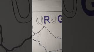 Uruguay Map - Part 3 #uruguay #flagdrawing #map #mapdrawing  #uruguaya