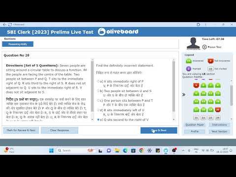 Oliveboard l SBI Clerk live mock test l my score🎯📝 l 18th Dec l #sbiclerk  #sbi #howtoattemptpaper