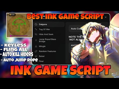 NEW! Ink Game Script UPDATE 🚀 | OP Auto Win, Kill all hiders & More (Roblox Script 2025)