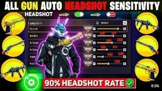 Free Fire Auto Headshot Trick 2026 Sensitivity | 2GB, 4GB, 6GB RAM Headshot Sensitivity Settings