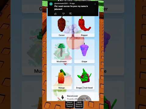 how I got raccoon pet in Grow a Garden method!! #growagarden #roblox #shorts