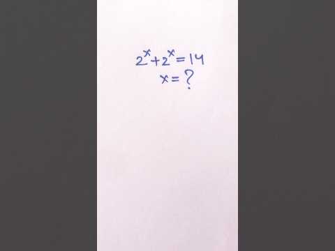 X=?? #maths #shorts
