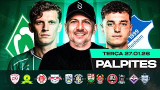 Football Predictions for January 27, 2026 (Tuesday) | Football Tips