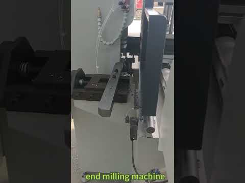 Small vertical End milling machine #vertical  #milling #machine #window #aluminum #doors #building