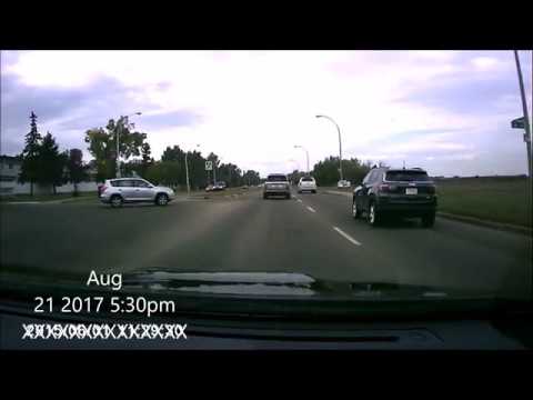 Dash cam Incident Near Miss Edmonton Alberta 2017 Aug 21