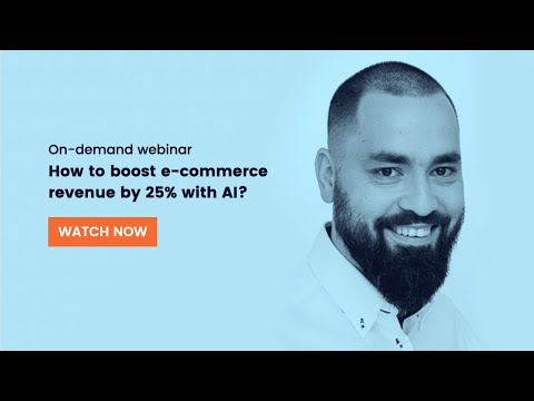 Webinar How to Make AI Work for E-commerce? with Greg Gworźdź