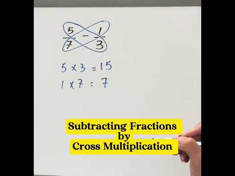 Subtracting Fractions! #shorts #maths #easylearning #subtraction #fractions #summerlearning