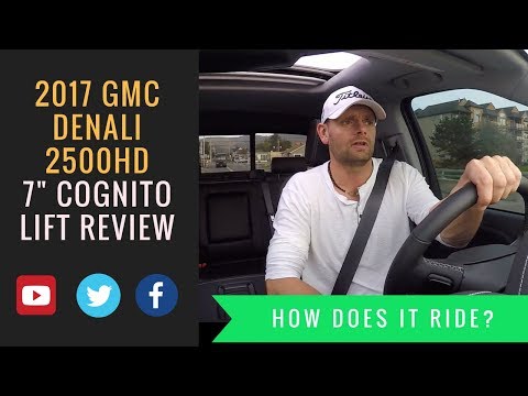 7 inch cognito lift ride quality on a 2017 GMC Denali 2500 HD With 35's on 22x12's