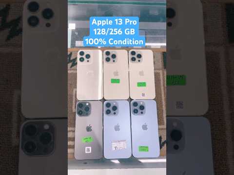 Apple 13 Pro(128/256GB)100%Condition#shorts #shortsfeed #viralshort #smartphone #trendingshorts