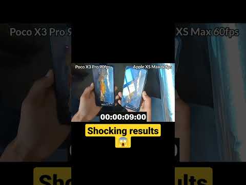 Poco x3 pro vs iphone xs max pubg test | poco x3 pro pubg test #bgmi #shorts