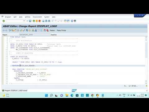 Display Logo in ABAP ALV Header | SAP ABAP Assignment | ALV Report in SAP ABAP |