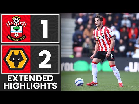 EXTENDED HIGHLIGHTS: Southampton 1-2 Wolves | Premier League